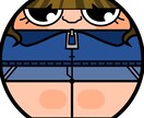 アイコンを独自の世界観で描きます まあるい個性的なキャラクターをアイコンにします イメージ2