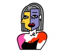 ピカソ風似顔絵描いています カラフルで唯一無二！ワンちゃんも描けます！ イメージ1
