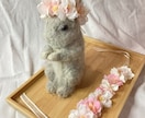 ペットちゃん♡の花かんむり作ります バースデーや記念日、お花見での写真撮影に、兎、猫、犬、小動物 イメージ5