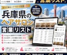 営業しやすい兵庫県のヘアサロンリストを売ります インスタ運用・Web制作・LINE構築向け厳選リスト① イメージ1