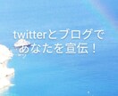 あなたの宣伝をtwitterとブログで拡散します あなたの宣伝をtwitter2垢とブログ1記事で拡散します イメージ1
