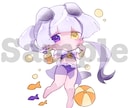 商用可能！ふわもちのSDキャラ描きます キャラデザもセットで可愛い！アイコン、動画、グッズ用など イメージ8