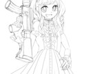 銃を持ったキャラのイラスト描きます FPSやる方必見!お気に入り武器を持ったキャラのイラスト制作 イメージ4