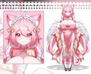 Vtuber用、高品質Live2dモデルを承ります 高品質ラフ案3案提供、修正無制限！ゲーム社在籍プロ絵師担当！ イメージ3