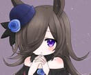 かわいい女の子のSNSアイコン描きます ラフの前のラフ提案数2枚です！ イメージ1