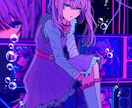 ポップでかわいいを詰め込んだイラスト描きます 動画一枚絵、歌ってみた、表紙、アイコンヘッダーなど！！ イメージ4