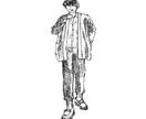 手書き風イラストを提供します オリジナルロゴや人物デザイン・キャラデザインが必要な方へ イメージ6