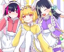 立ち絵、キャラクターイラスト、一枚絵描きます 10代の男女を描くのが得意！ポップな色合いで目を惹きます！ イメージ1