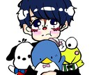 TwitterやSNSの可愛いアイコン描きます 独特の絵の描き方であなたのだけの可愛いアイコン描きます イメージ3