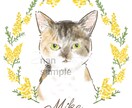 大切な猫ちゃん描きます 優しいタッチのイラストに仕上げます イメージ1