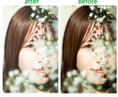 SNSのアイコンなどに！自然に写真加工します｜ます 丁寧にヒアリング希望の雰囲気に！肌加工・色味調整 イメージ2
