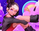 高クオリティなイラストを描きます 動画や個人用何でもOK！イラスト全般制作します イメージ4