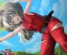 背景付き1枚絵を制作致します サムネや歌ってみた、壁紙、グッズ用などに！背景付き1枚絵！ イメージ2