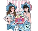 SNS用のアイコン描きます 【主にSNSアイコン】POPな人物イラスト描きます★ イメージ8