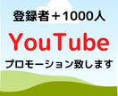 登録者数＋1000人までプロモーション致します あなたのYouTubeチャンネルをプロモーションします! イメージ1