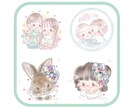 アイコンイラストお描きします 。似顔絵・うちの子。かわいいタッチでお描きします⋆☽ イメージ3