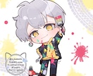 SDイラストを描きます キャラクターグッズ、コラボカフェ、配信、MV、アイコンに♪ イメージ3