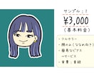 ゆるポップなミニキャラ風の似顔絵描きます ステッカー風の白ふちが目を引く♡アイコンやグッズに◎ イメージ4