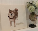 ペットの写真から刺繍ファブリックボードお作りします お写真から作るオーダーメイドうちの子刺繍ファブリックボード イメージ3