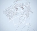 女の子イラスト描きます 女の子のラフなイラストお試し価格で描きます イメージ4
