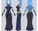 立ち絵やキャラデザ・衣装デザイン致します 配信やSNSで利用できる可愛い立ち絵を制作します イメージ7