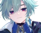 透明感のあるキャライラスト描きます 商用利用可能/ラフまで修正無制限 イメージ3