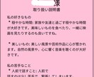 あなたの⭐︎取り扱い説明書⭐︎作ります あなただけの取り扱い説明書作成(当日中に完成) イメージ2