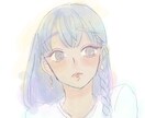 透明感のある女の子のアイコン作成します Twitterやインスタなどで使えるアイコン作成します イメージ1