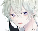 オリジナルのアイコン・ヘッダー描きます 目力ある可愛いイラスト描きます！ イメージ1