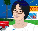 8月限定!!1作1万円にてイラスト作成致します 爽やかなリゾート感、都会の煌めき感溢れる永井博風イラストです イメージ3