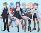サムネイル、TRPG等に使えるイラスト描きます まずは気軽にご相談下さい！イメージが固まってなくても大丈夫！ イメージ2