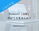 Twitterの『分析』を代行いたします 『データに基づくTwitter分析』でサポートいたします。 イメージ1