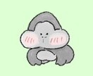 SNSアイコンゆるもちイラスト作成します あなたのお好きな動物をゆるくもちっとお描きします❣️ イメージ3
