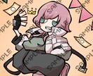 かわいいイラストを作成いたします アイコン・立ち絵・ミニキャラ・一枚絵など受け付けております！ イメージ3