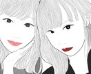 アイコン　描きます お一人様でも、お友達とのお写真もプロフィールにどうぞ♪ イメージ1