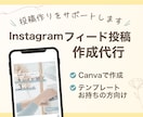 Instagramフィード画像作成します Canvaテンプレートをお持ちの方向け◎ イメージ1