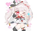 ポップで可愛いミニキャライラスト描きます アイコンに使用できるポップで可愛いミニキャライラスト描きます イメージ4