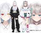 ハイクオリティなlive2Dモデルを制作します 企業クオリティなキャラデザ～モデリングまで対応します イメージ6