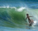 サーフィン初心者必見！波に乗ってます ライディング風に写真を加工します！ イメージ1