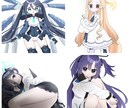 女の子のアニメ風萌えイラスト描きます 絶対に可愛く描きますのでよろしくお願いします！ イメージ5