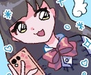 ポップで可愛い女の子のアイコン描きます おまかせもOK！イメージをご相談ください！ イメージ3
