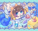 かわいいSD・ミニキャラ描きます アイコン・サムネイル・グッズに！ イメージ3