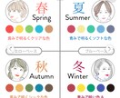 格安！2シーズン60色！パーソナルカラー診断します ファースト、セカンド、ベーシックカラーをお教えいたします！ イメージ1
