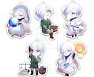 ミニキャラ（SD・デフォルメ）イラスト描きます SNSアイコン、グッズに最適なミニキャラを描きます！ イメージ2