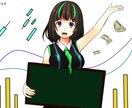 女の子キャラクターのアイコン画像作成します かわいい女の子キャラクターお任せください！ イメージ3