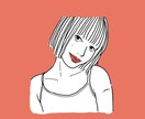 アンニュイなお洒落なアイコン描きます SNSのアイコン、お友だちへのギフトにどうぞ♡ イメージ2