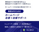 ホームページ改善＋改修サポートします 改善提案から改修・修正まで一貫対応します イメージ1