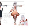 人物のキャラクターデザインをします Vtuberのデザインや物語の登場人物のビジュアル化など イメージ7