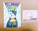 あなただけの猫天使絵を描きます あなたから受けたイメージで、猫天使の絵が出来あがります⭐︎ イメージ8