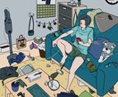 あなたの要望に沿ったアイコンを描きます 青年漫画タッチな絵が好きな方へ！ イメージ1